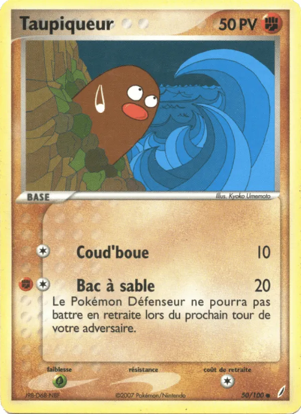 Taupiqueur · EX Gardiens de Cristal 50/100