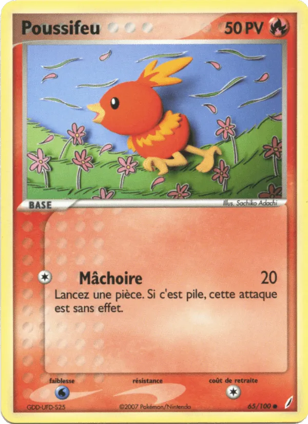 Poussifeu · EX Gardiens de Cristal 65/100