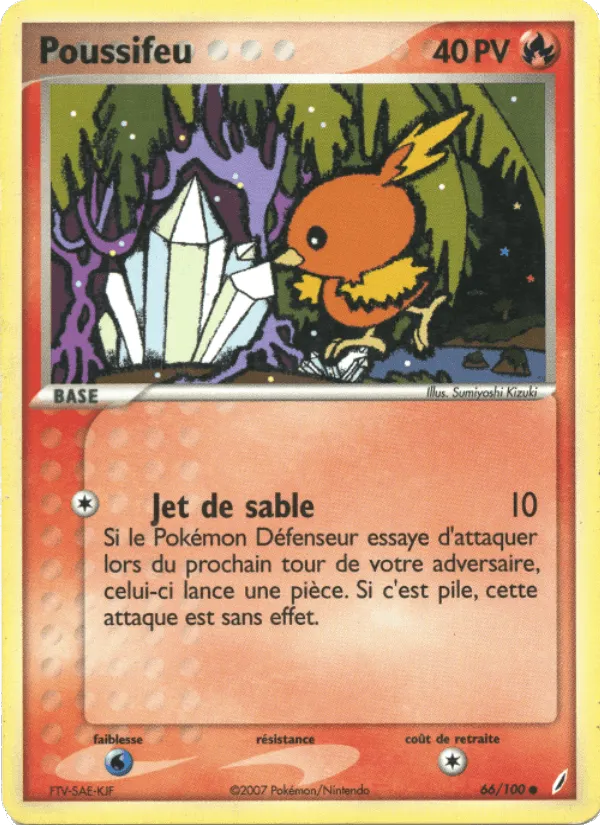 Poussifeu · EX Gardiens de Cristal 66/100