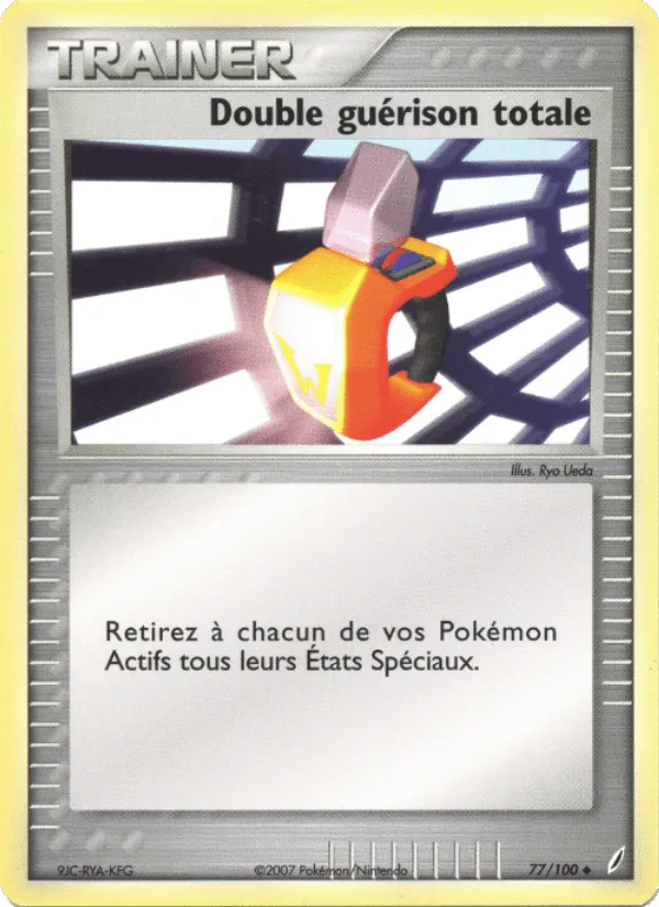 Double guérison totale · EX Gardiens de Cristal 77/100