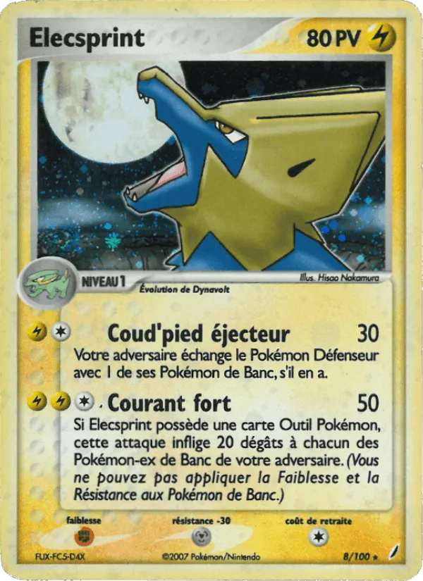 Élecsprint · EX Gardiens de Cristal 8/100