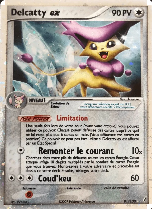 Delcatty ex · EX Gardiens de Cristal 91/100