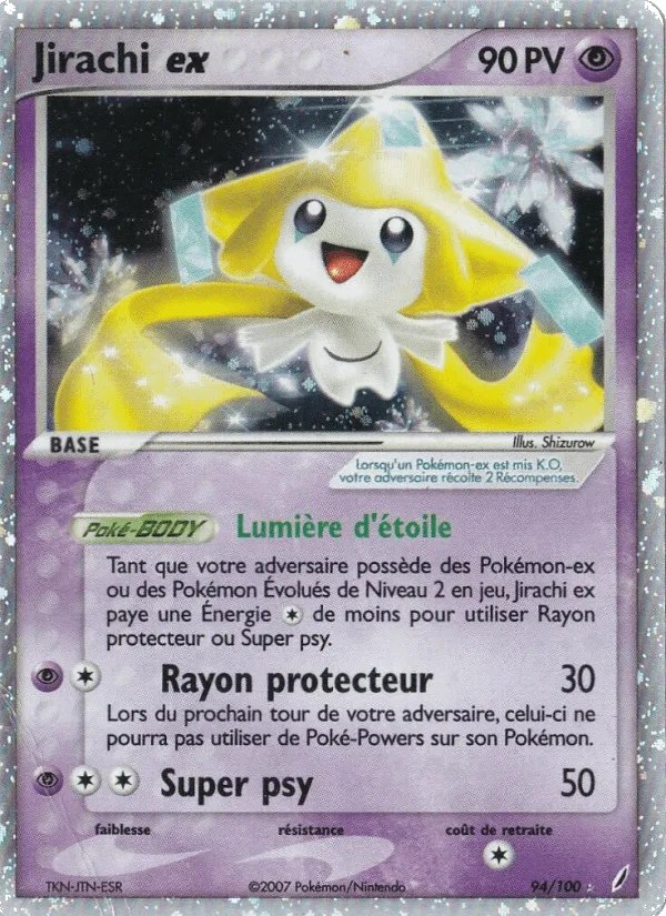 Jirachi ex · EX Gardiens de Cristal 94/100
