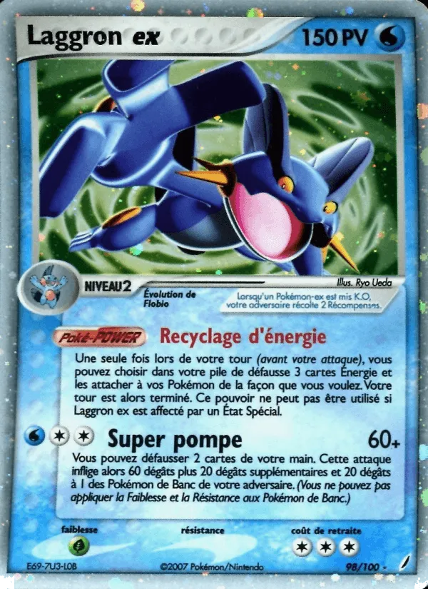 Laggron ex · EX Gardiens de Cristal 98/100