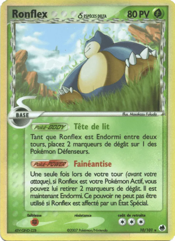 Ronflex δ · EX Île des Dragons 10/101