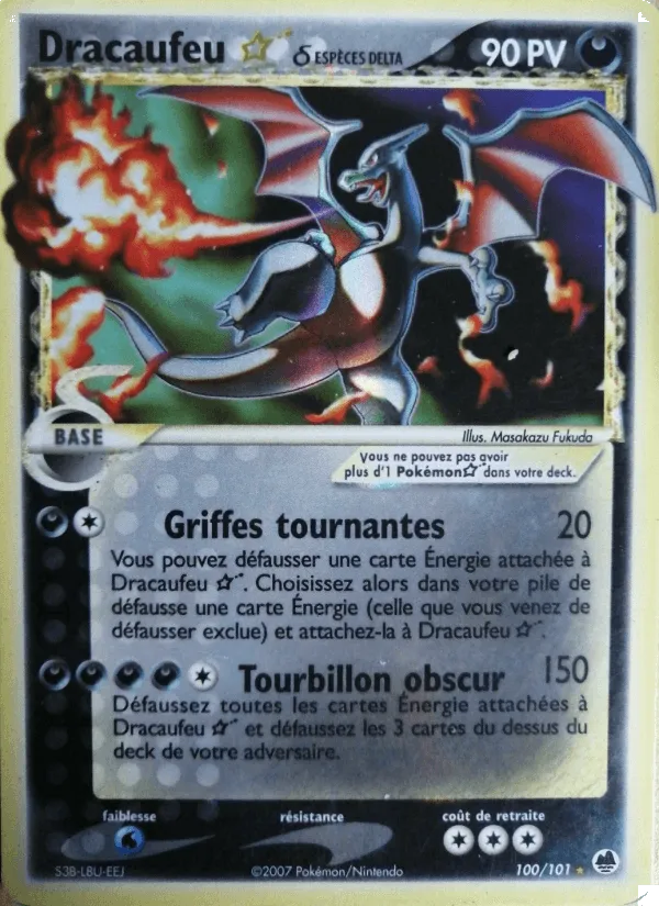 Dracaufeu ☆ δ · EX Île des Dragons 100/101