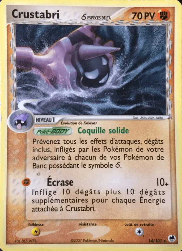 Crustabri δ · EX Île des Dragons 14/101