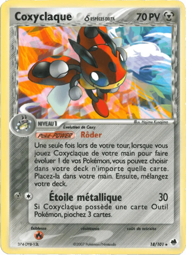 Coxyclaque δ · EX Île des Dragons 18/101