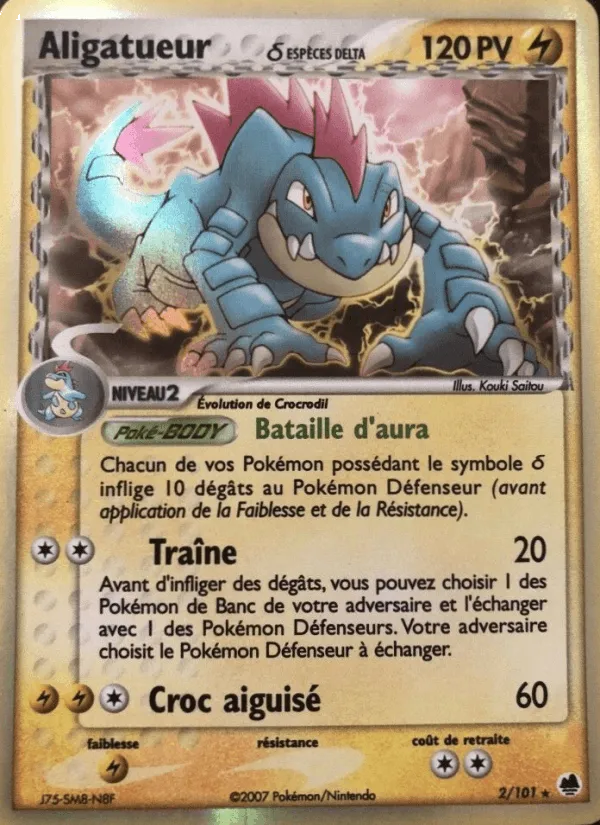 Aligatueur δ · EX Île des Dragons 2/101