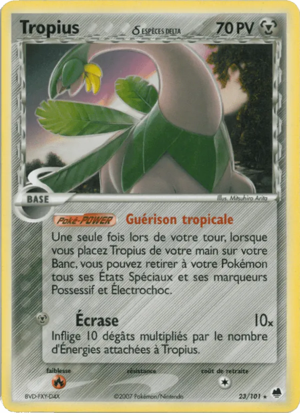 Tropius δ · EX Île des Dragons 23/101