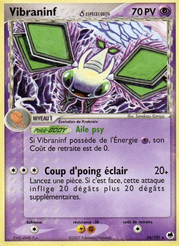 Vibraninf δ · EX Île des Dragons 24/101