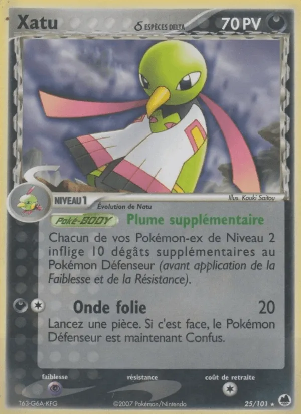 Xatu δ · EX Île des Dragons 25/101