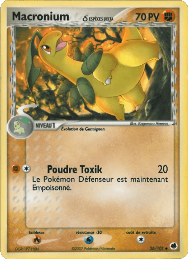 Macronium δ · EX Île des Dragons 26/101