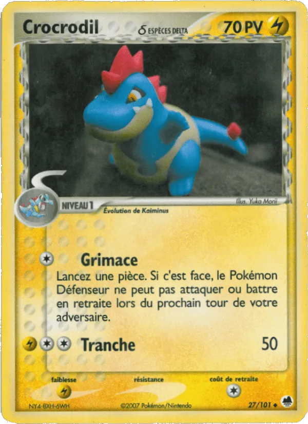 Crocrodil δ · EX Île des Dragons 27/101