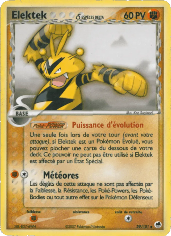 Elektek δ · EX Île des Dragons 29/101