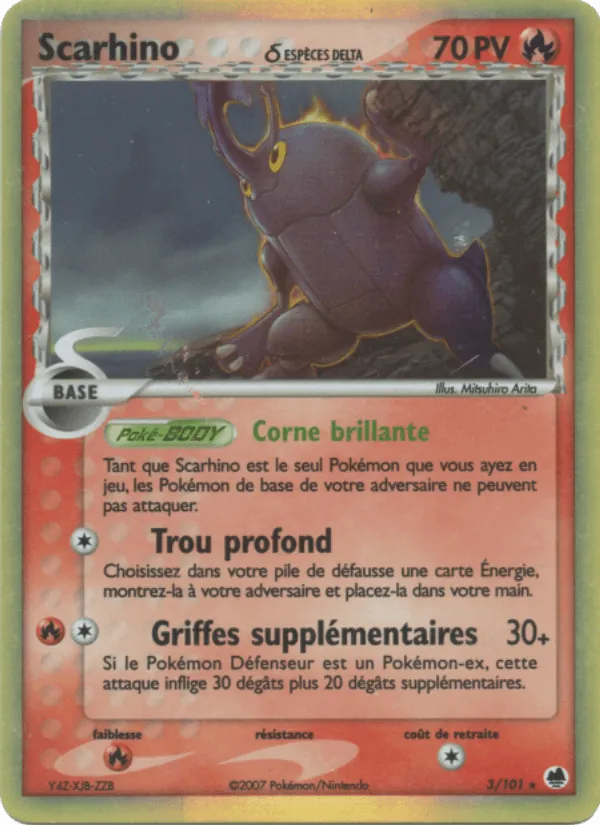 Scarhino δ · EX Île des Dragons 3/101