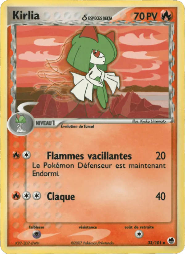 Kirlia δ · EX Île des Dragons 33/101