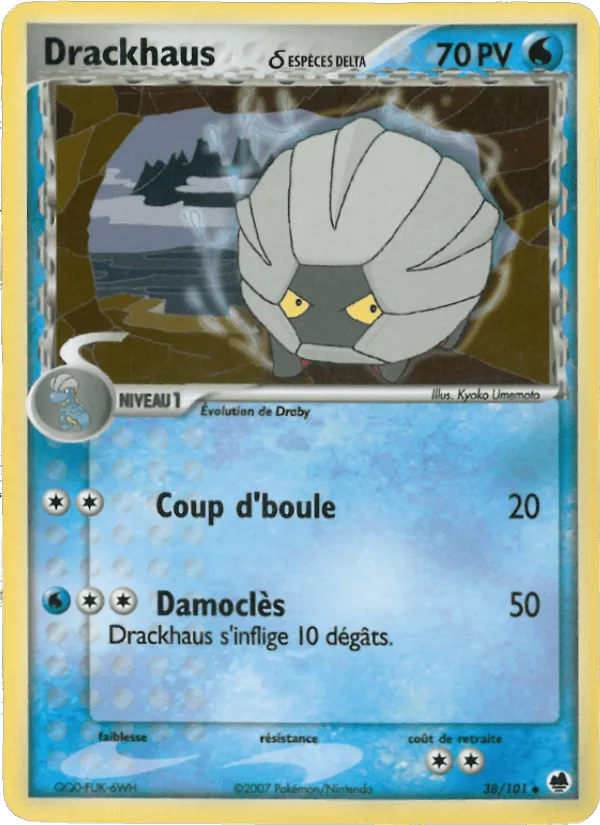Drackhaus δ · EX Île des Dragons 38/101