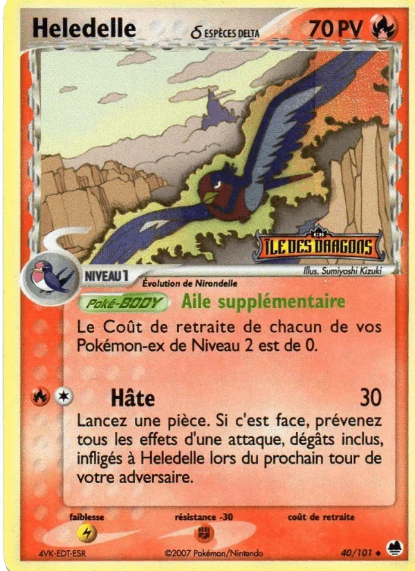 Heledelle δ · EX Île des Dragons 40/101