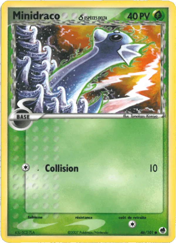 Minidraco δ · EX Île des Dragons 46/101