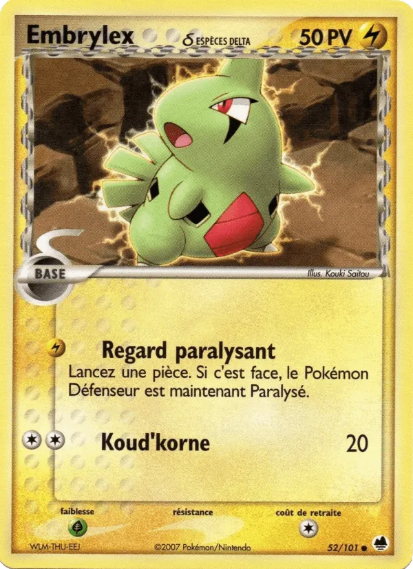 Embrylex δ · EX Île des Dragons 52/101
