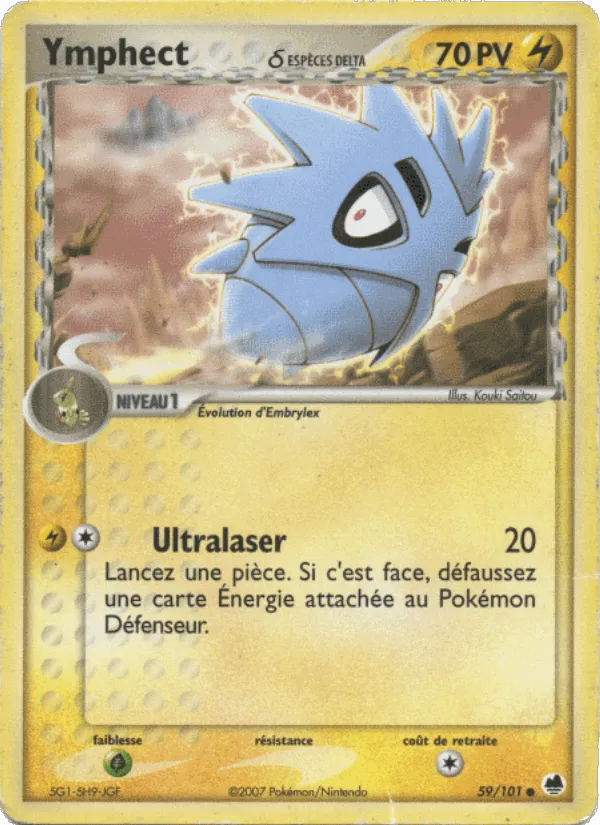 Ymphect δ · EX Île des Dragons 59/101