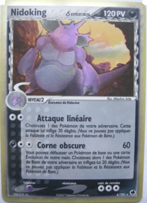 Nidoking δ · EX Île des Dragons 6/101