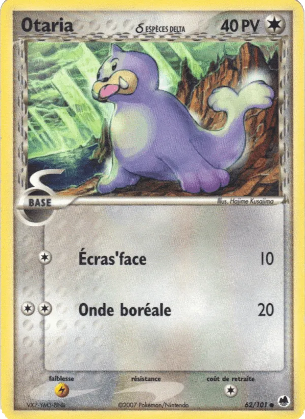 Otaria δ · EX Île des Dragons 62/101