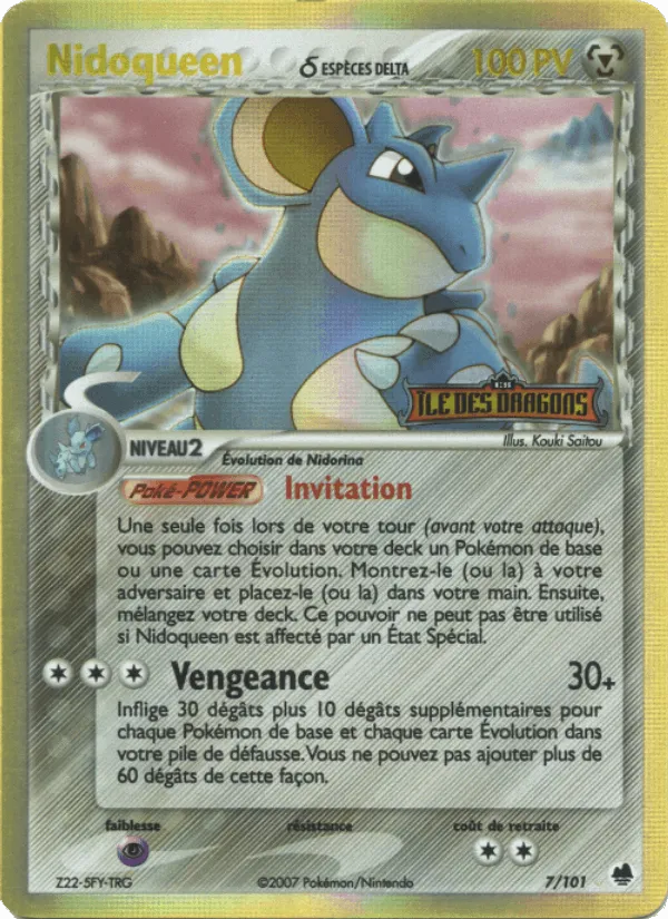 Nidoqueen δ · EX Île des Dragons 7/101