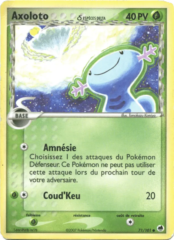 Axoloto δ · EX Île des Dragons 71/101