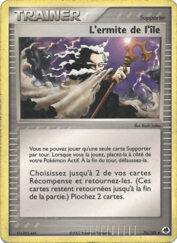 L'ermite de l'île · EX Île des Dragons 76/101