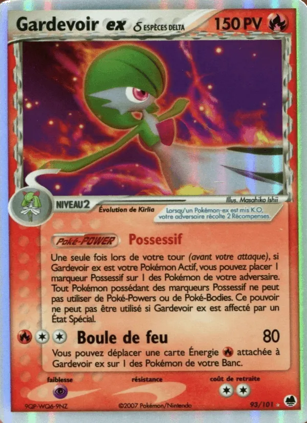 Gardevoir ex δ · EX Île des Dragons 93/101