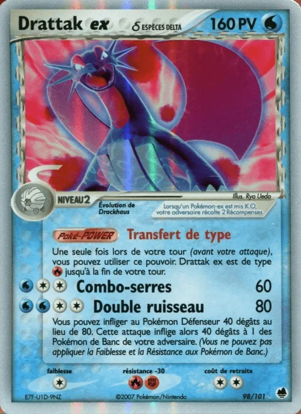 Drattak ex δ · EX Île des Dragons 98/101