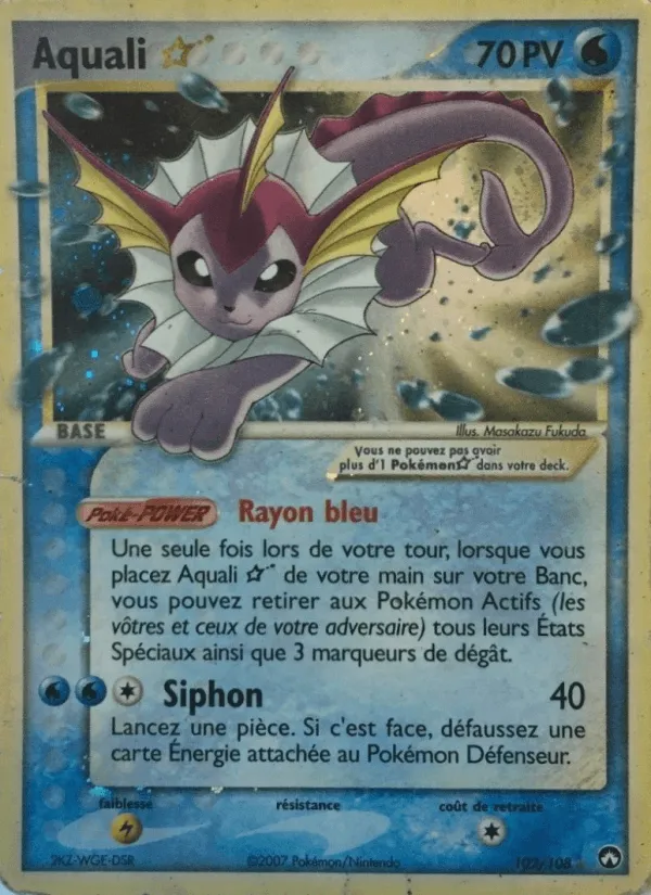 Aquali ☆ · EX Gardiens du Pouvoir 102/108