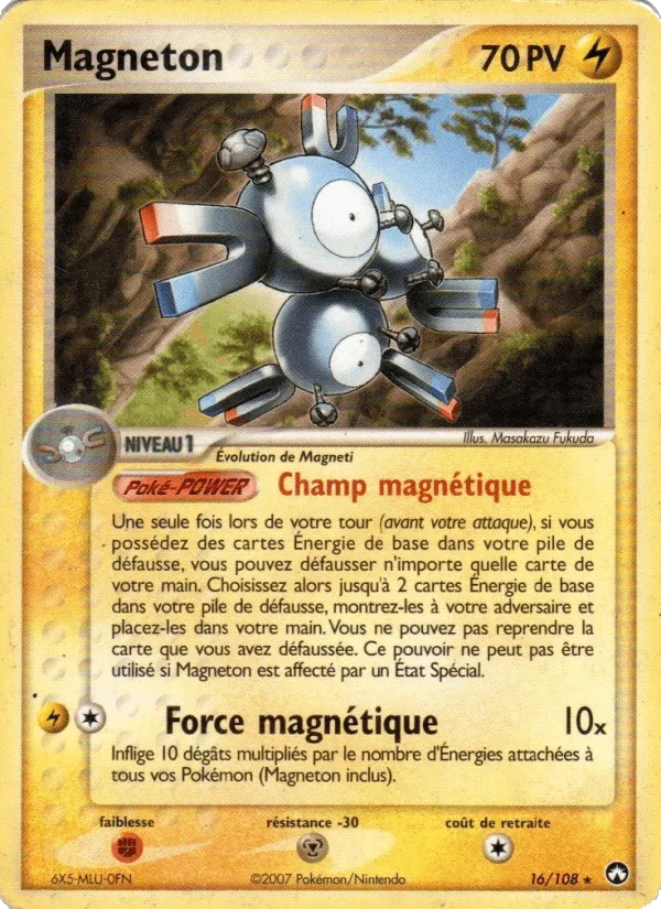 Magnéton · EX Gardiens du Pouvoir 16/108