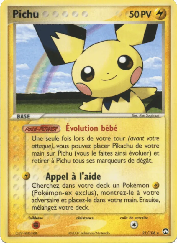 Pichu · EX Gardiens du Pouvoir 21/108