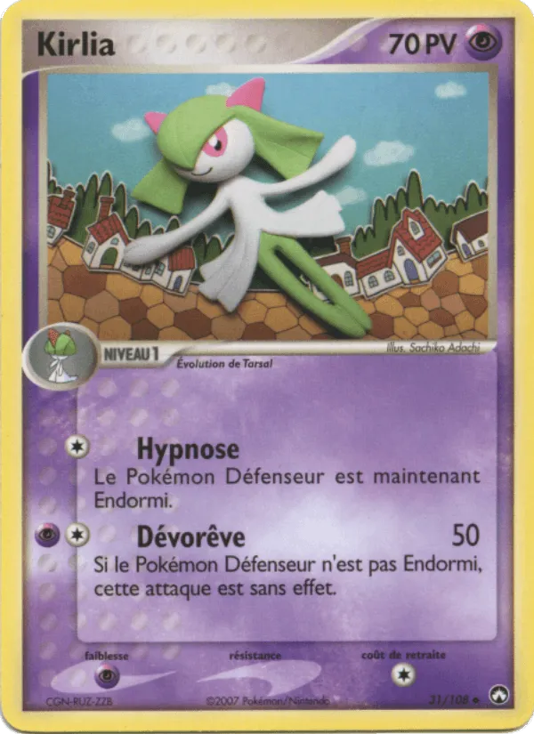 Kirlia · EX Gardiens du Pouvoir 31/108