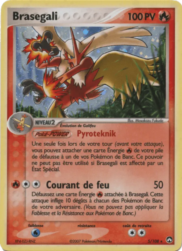 Braségali · EX Gardiens du Pouvoir 5/108