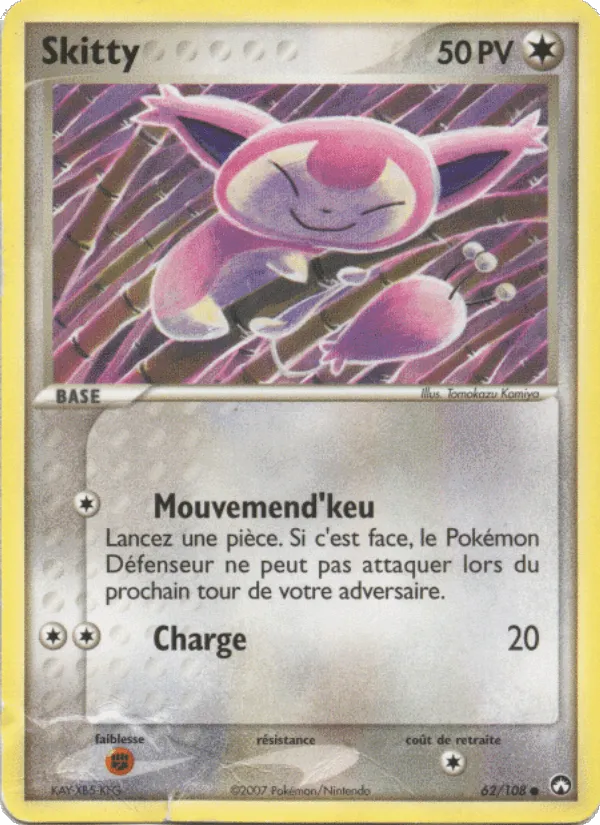 Skitty · EX Gardiens du Pouvoir 62/108