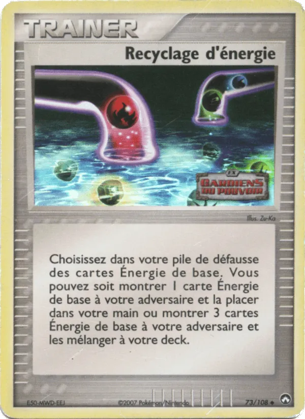 Recyclage d'énergie · EX Gardiens du Pouvoir 73/108
