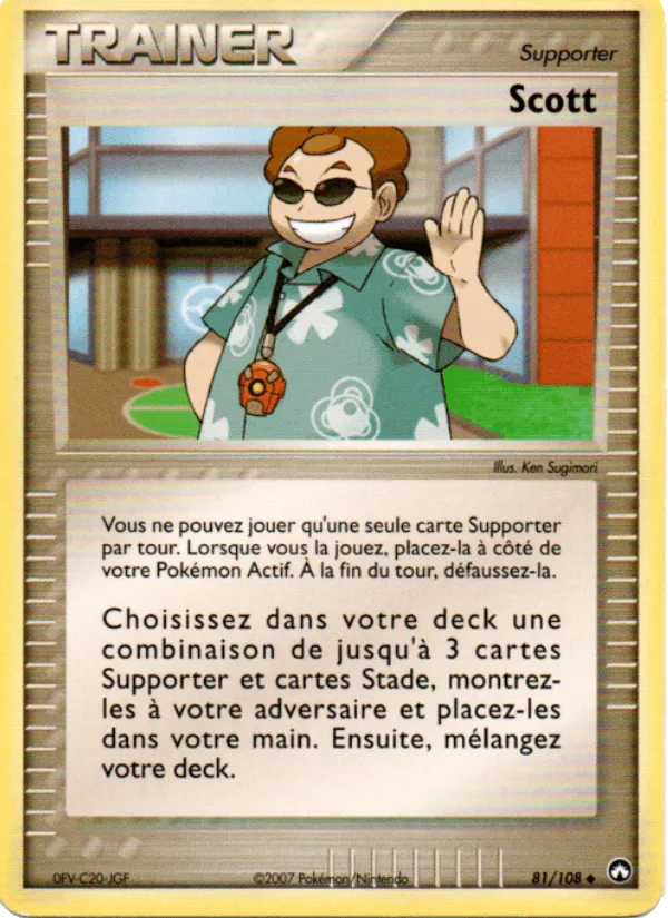 Scott · EX Gardiens du Pouvoir 81/108