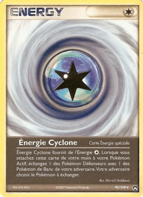 Énergie Cyclone · EX Gardiens du Pouvoir 90/108