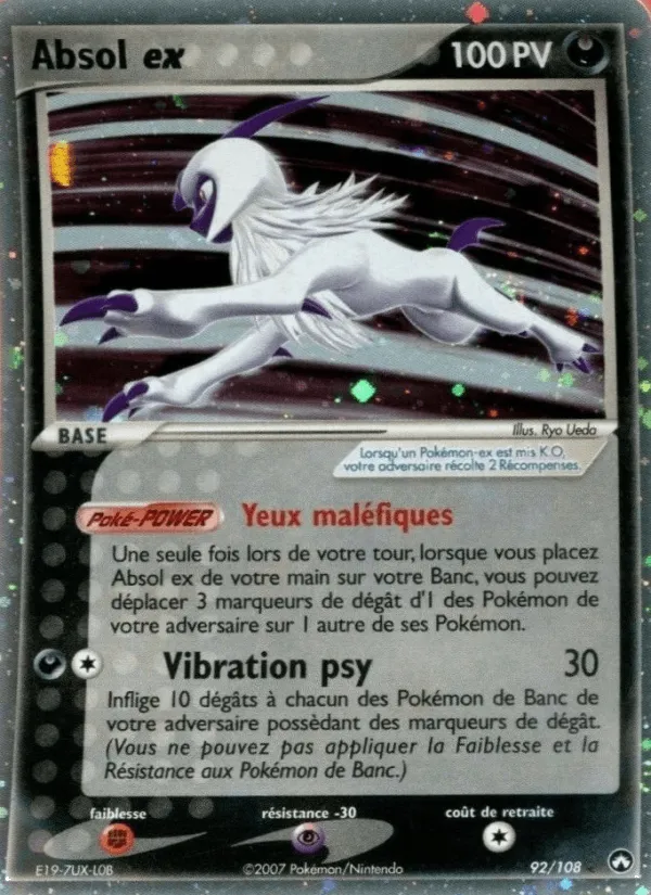 Absol ex · EX Gardiens du Pouvoir 92/108