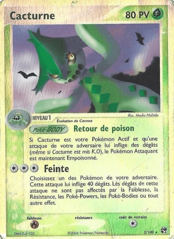 Cacturne · EX Tempête de sable 2/100
