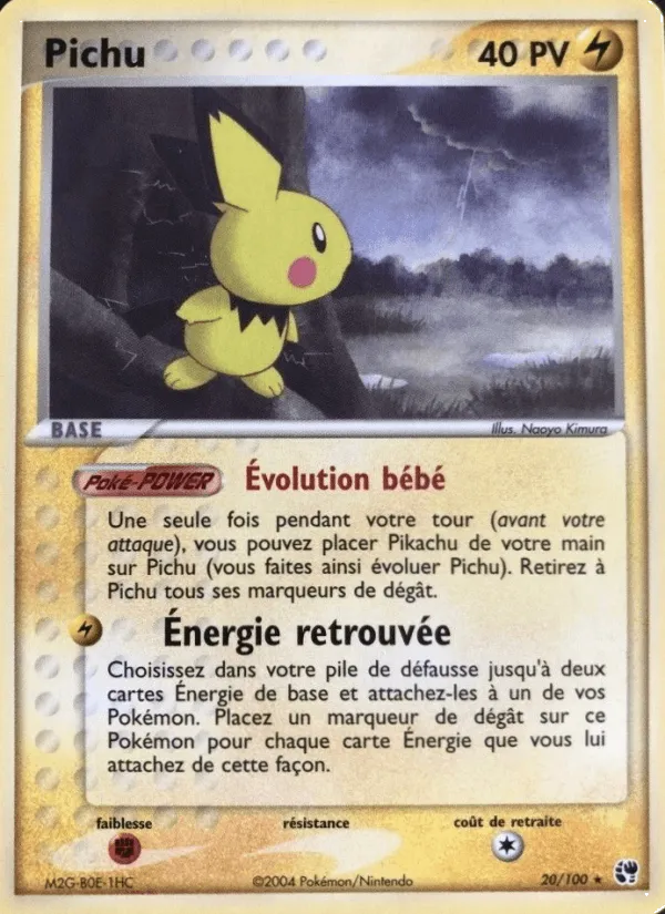 Pichu · EX Tempête de sable 20/100