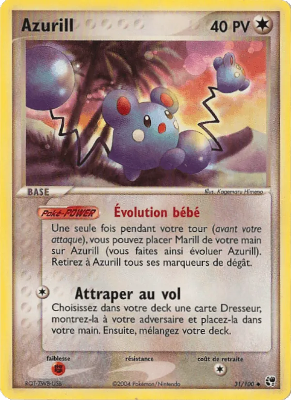 Azurill · EX Tempête de sable 31/100
