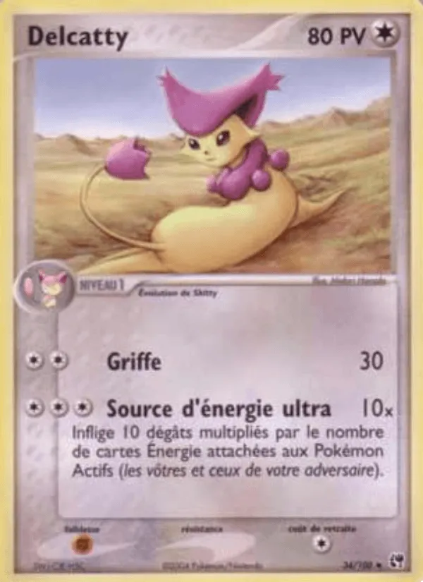 Delcatty · EX Tempête de sable 34/100
