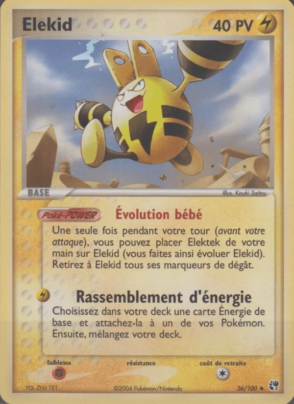 Élekid · EX Tempête de sable 36/100
