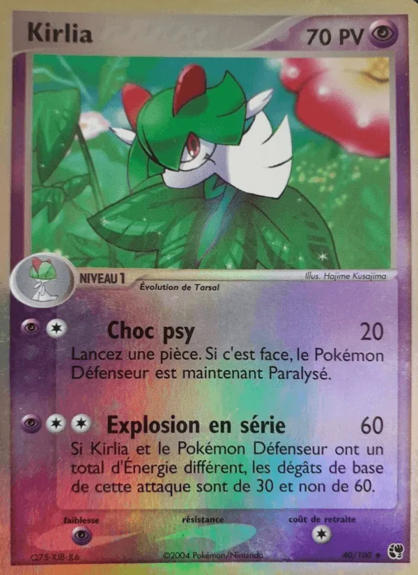 Kirlia · EX Tempête de sable 40/100
