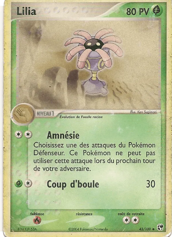 Lilia · EX Tempête de sable 43/100
